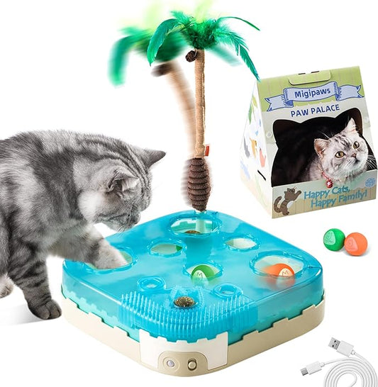 Cat Toy,7-in-1 Automatic Interactive Kitten Toys Pack